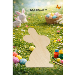 Królik 3 12,5cm "pluszak", królik 12,5cm "pluszak", sklejka 3mm